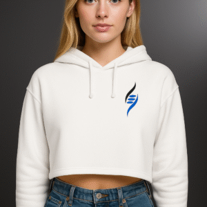KLEOS Women’s Cropped Hoodie — DNA Mark