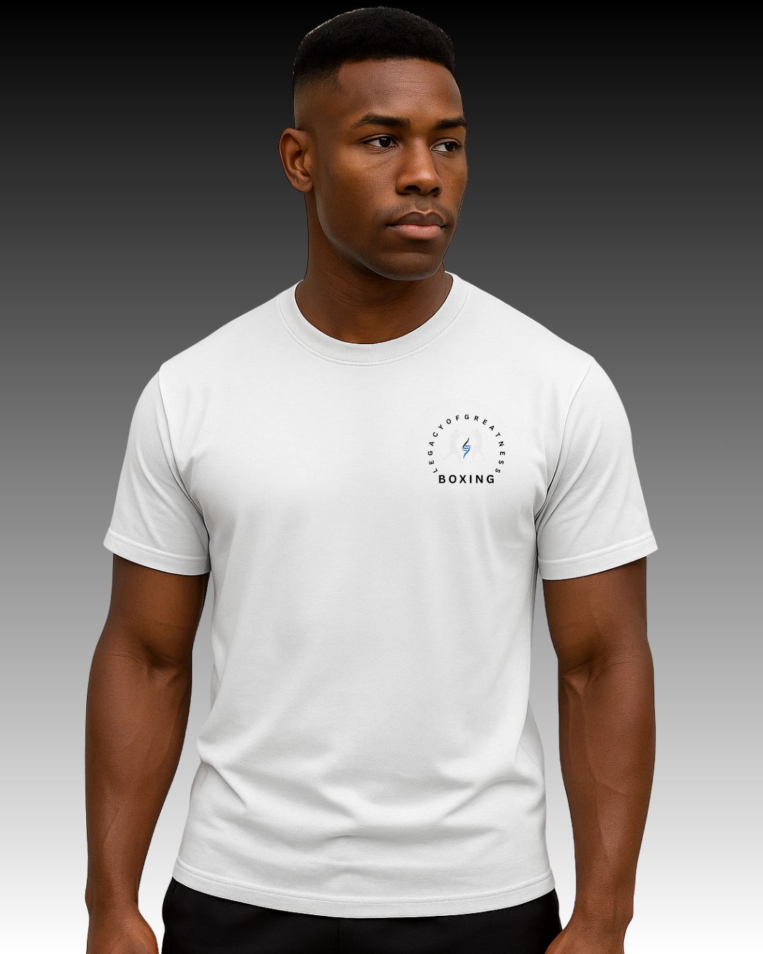 Legacy of Greatness Tee — Left-Chest Mark